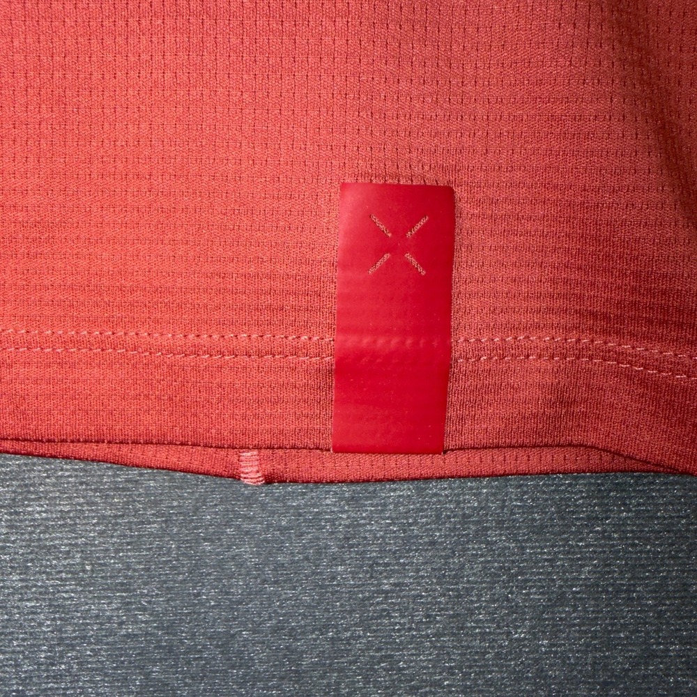 Ten Thousand Mens Lightweight Training Shirt Red TTKT012 Microfiber Eyelet L - Picture 6 of 7